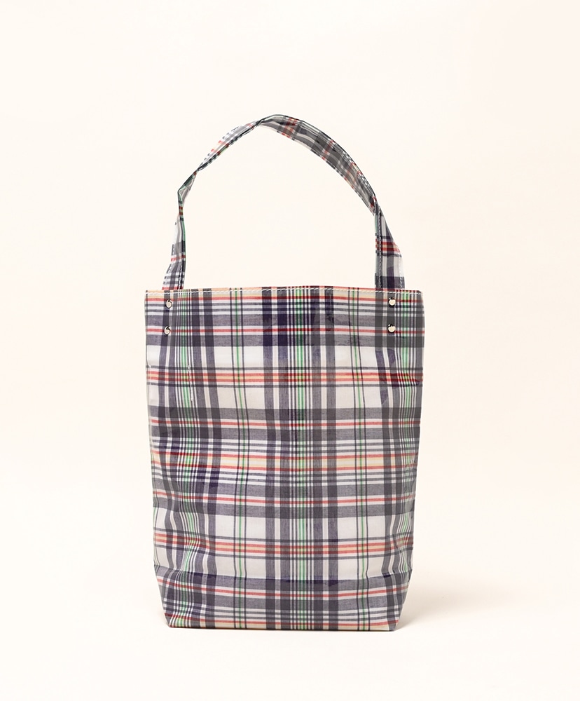 Baguette Tote Medium PVC Check Navy/チェックネイビー ONE