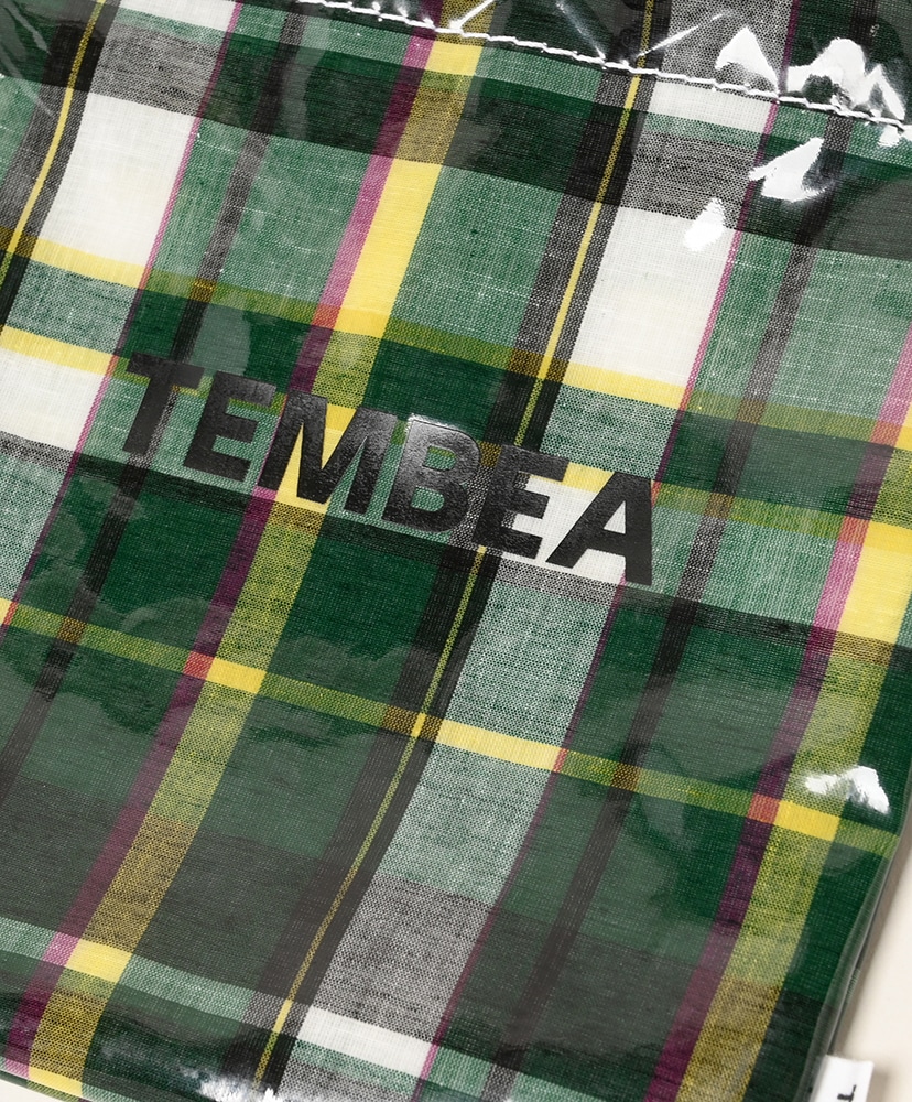 巾着 Pochette - PVC Check Green/チェックグリーン ONE