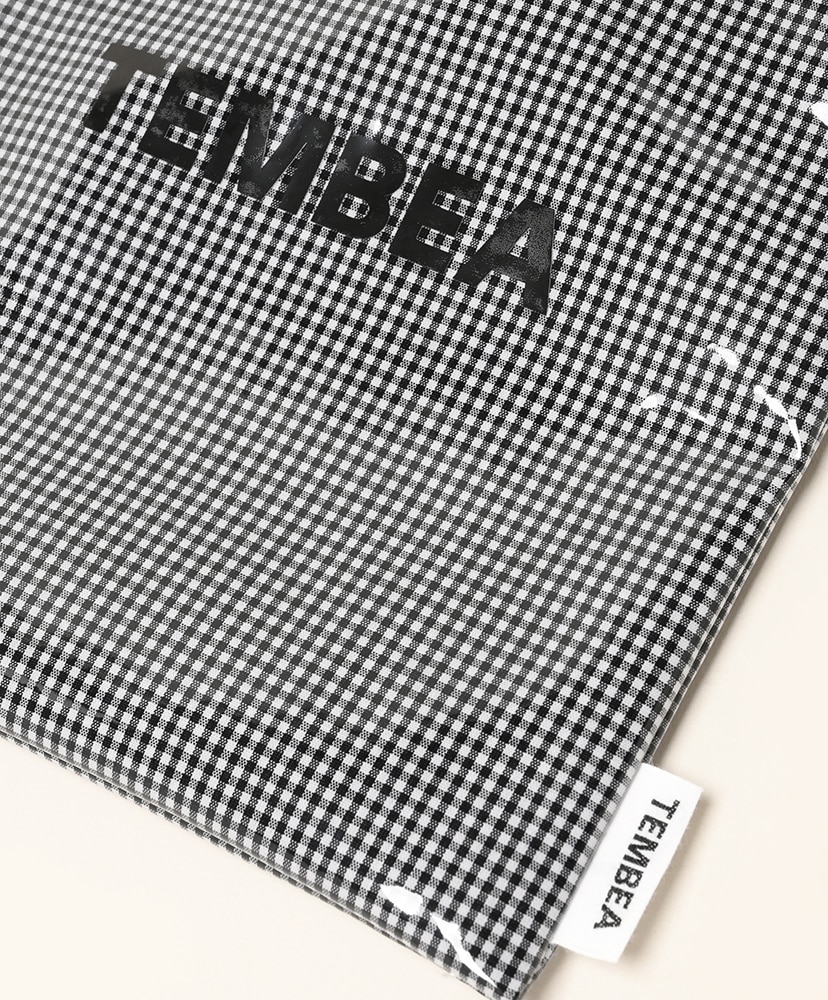 巾着 Pochette - PVC Gingham Small Black/ギンガムスモールブラック ONE