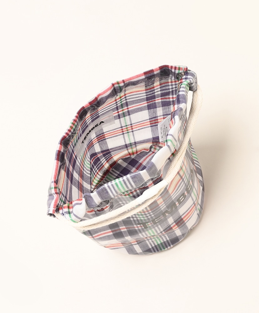 Game Pouch PVC Check Navy/チェックネイビー ONE