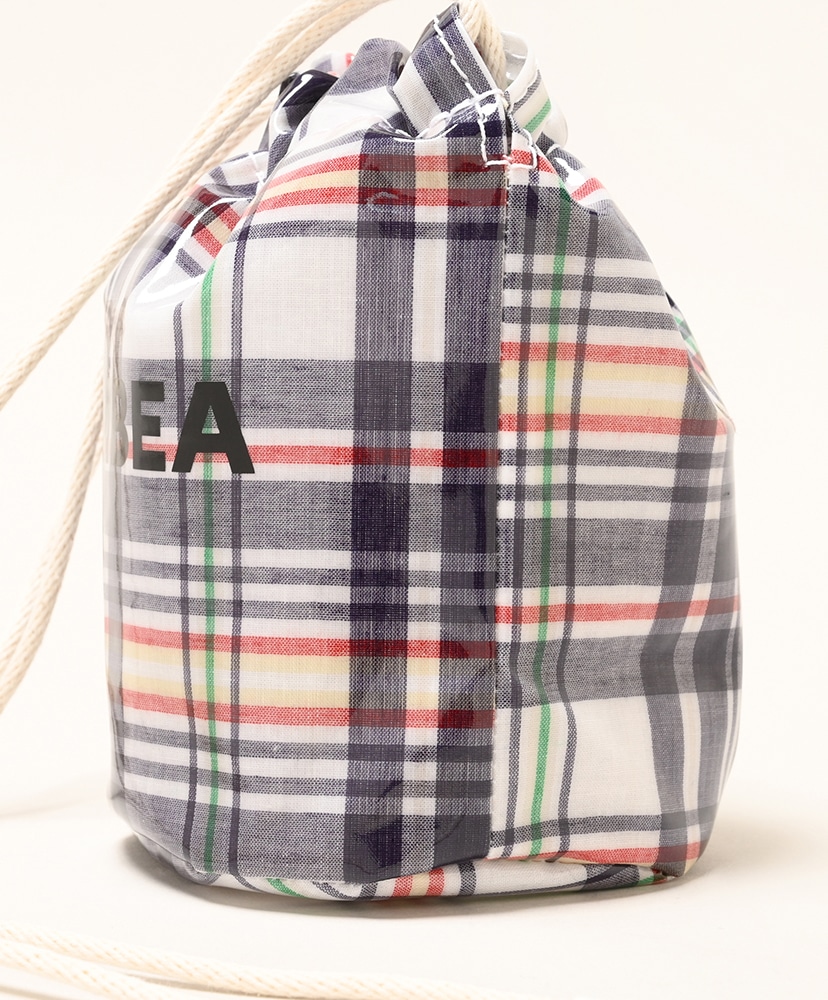 Game Pouch Mini PVC Check Navy/チェックネイビー ONE