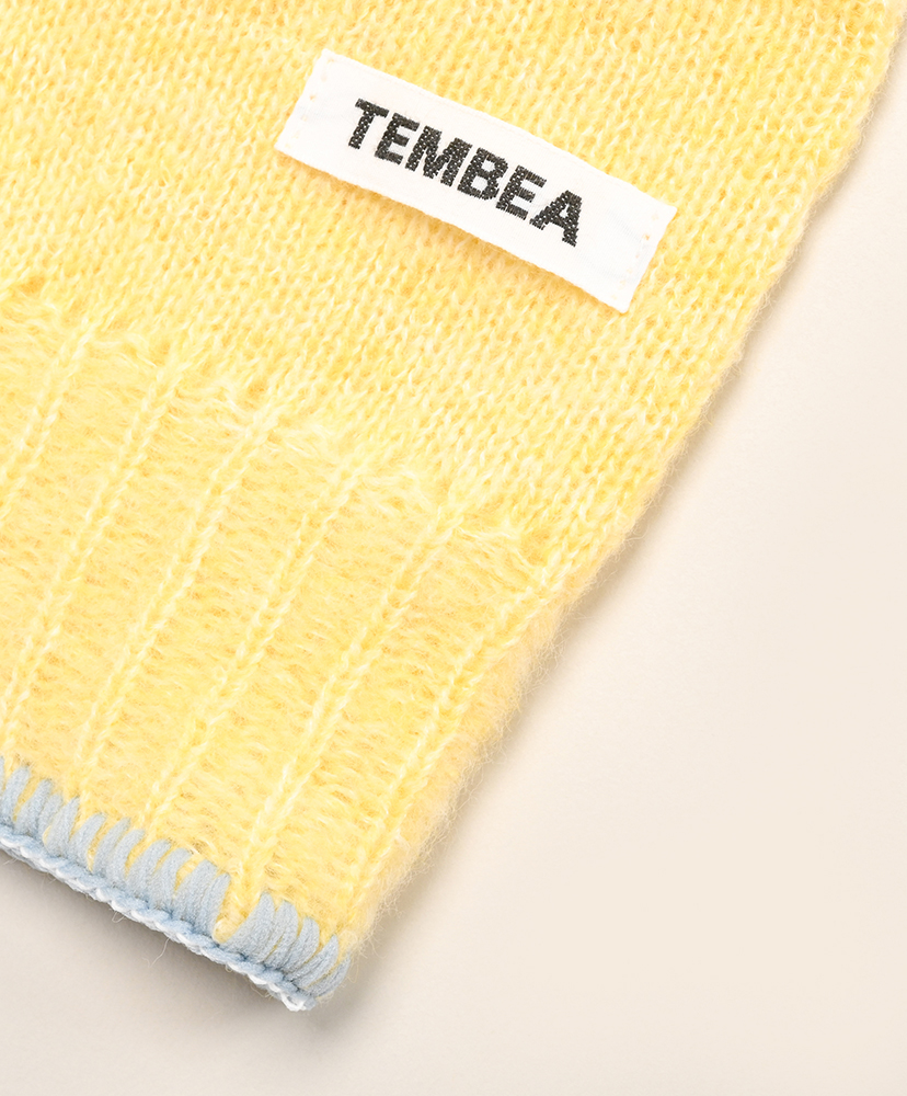 Balaclava - Wool Nylon Lt-Yellow×Ice Grey/ライトイエロー×アイスグレー ONE