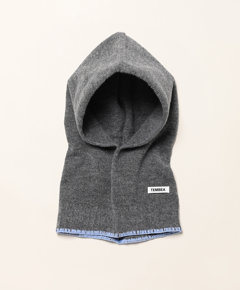 Balaclava - Wool Nylon Mid Grey×Sax/ミッドグレー×サックス ONE