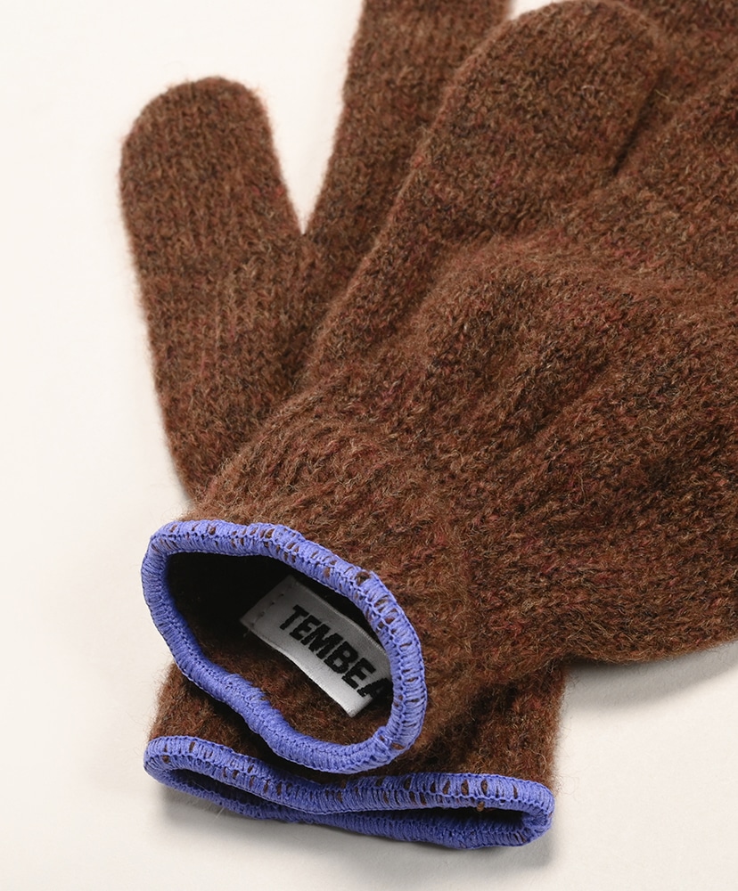 3 Fingers Gunte Brown×Lavender/ブラウン×ラベンダー M(UNISEX)