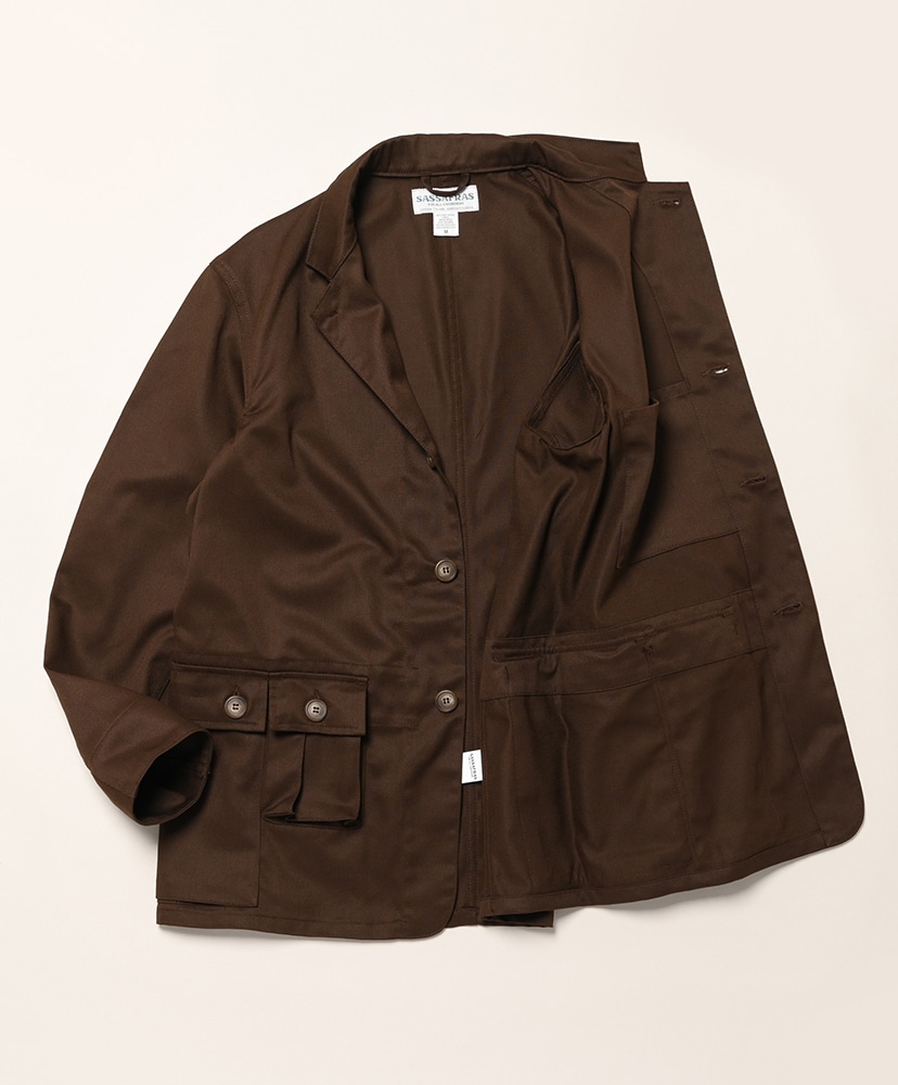 G.D.U Leaf Jacket - T/C Chino Brown / ブラウン L(MEN)