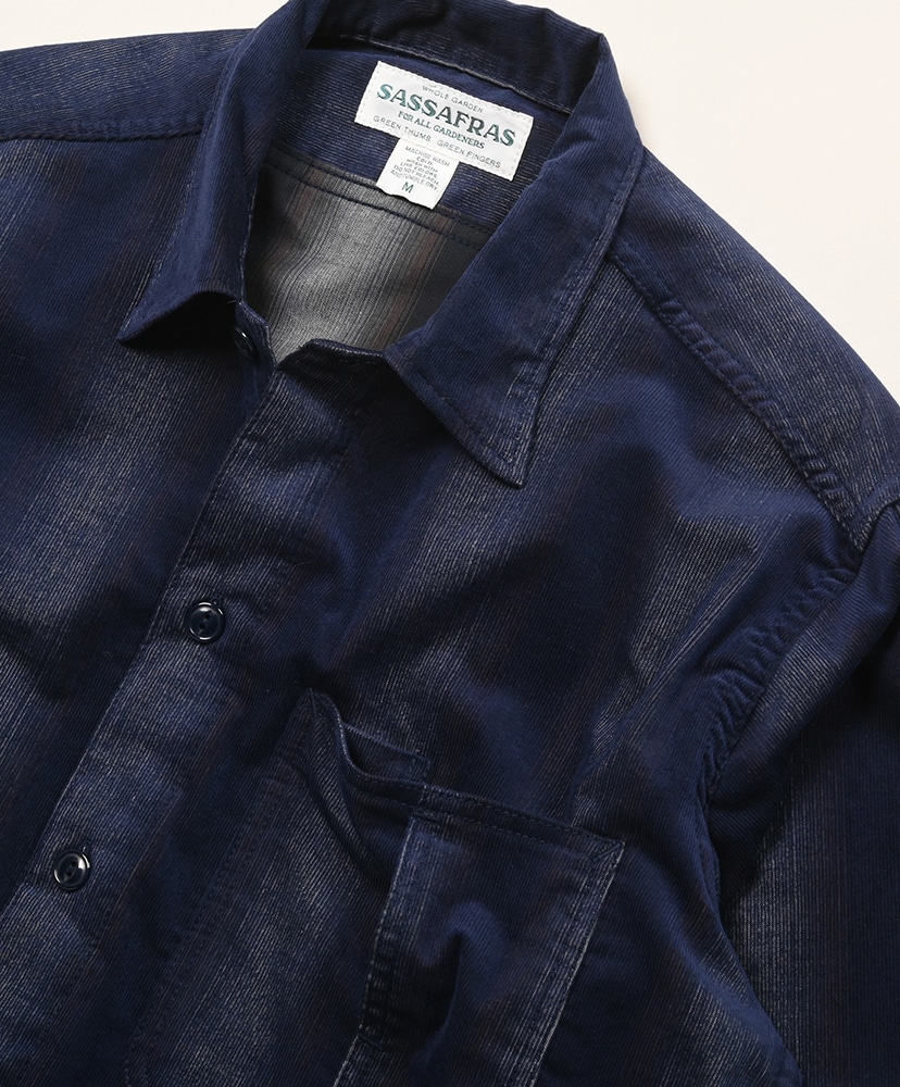 Diggin Half - Stripe Corduroy Blue/ブルー L(MEN)