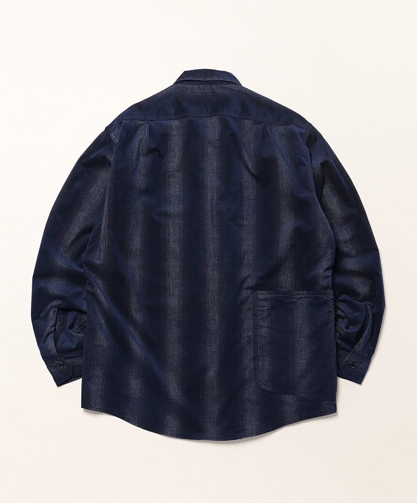 Diggin Half - Stripe Corduroy Blue/ブルー L(MEN)