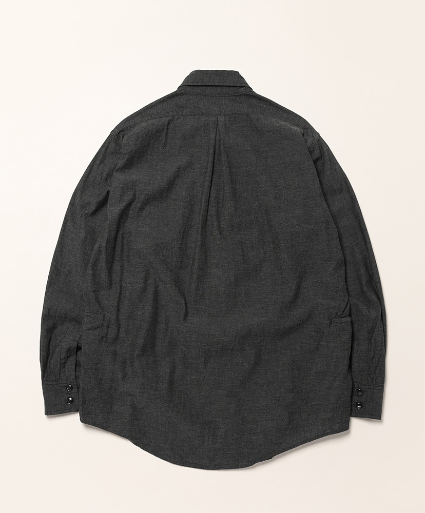 Wheel Barrow Shirt - Smoky Black Chambray Black/ブラック L(MEN)