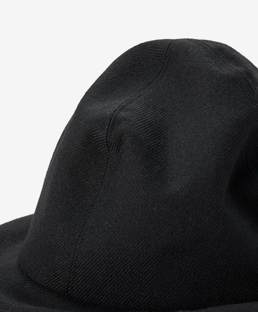 Shetland Wool Serge Mountain Hat Black×Gray/ブラック×グレー 2(MEN)