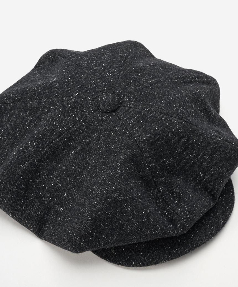 Silk Nep Wool Tweed Flat Big Casquette C.Gray/グレー 2(MEN)