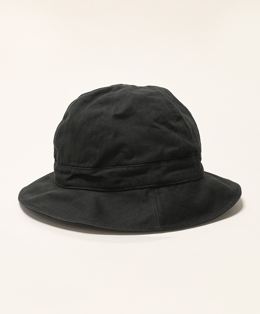 Cotton Herringbone 6panel Hat Black/ブラック 2(MEN)
