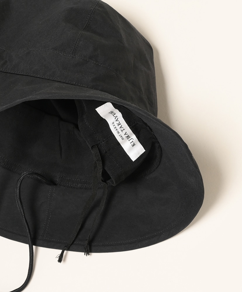 Cotton Nylon Oversized 4panel Hat Black/ブラック 2(MEN)