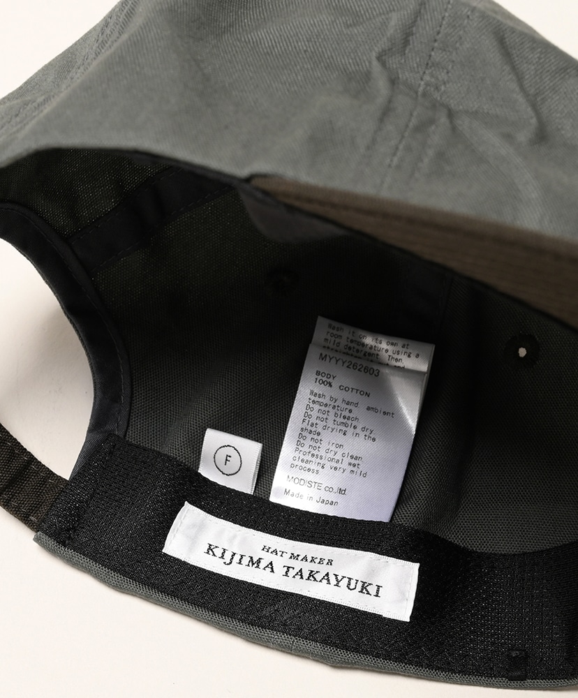 2tone 6panel Cap D.Gray×D.Brown/ダークグレー×ダークブラウン ONE(MEN)
