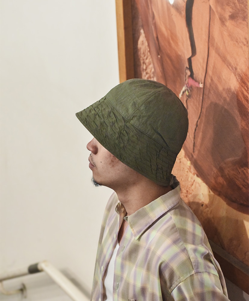 Twisted Brim Sailor Hat Olive Green/オリーブグリーン 2(MEN)