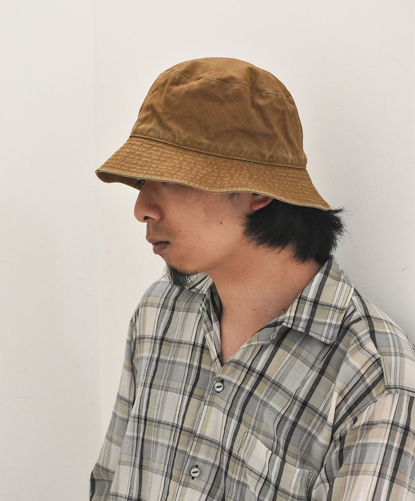 German Duck Sulfer Dyed Bucket Hat L.Brown/ライトブラウン 2(MEN)
