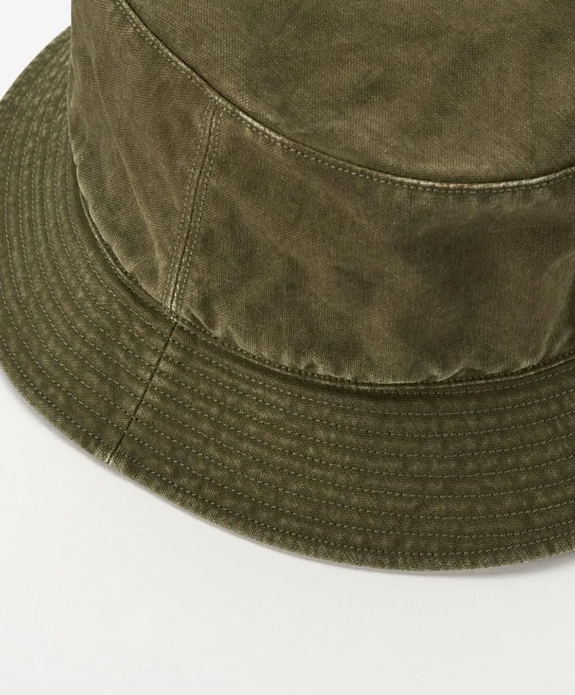 German Duck Sulfer Dyed Bucket Hat Olive Green/オリーブグリーン 2(MEN)