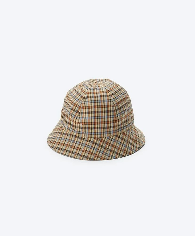 Plain&Check Reversible Bucket/6 Panel Hat Beige×Beige/ベージュ×ベージュ 2(MEN)