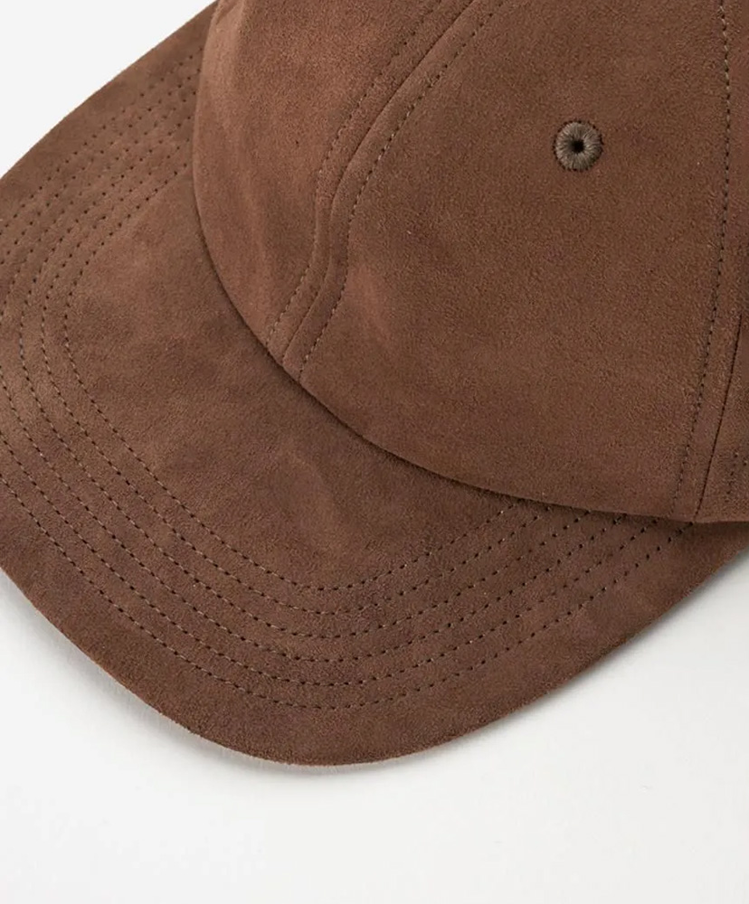 Sheep Suede 6 Panel Cap Brown/ブラウン F(MEN)