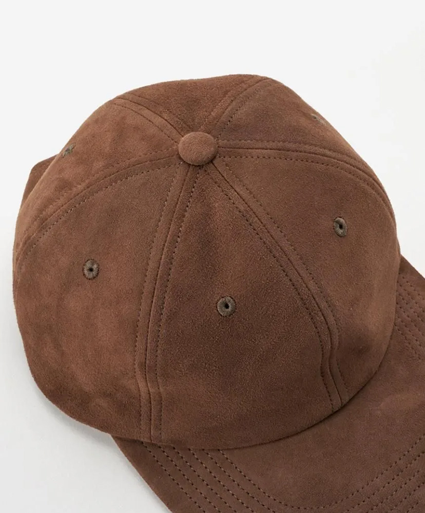 Sheep Suede 6 Panel Cap Brown/ブラウン F(MEN)