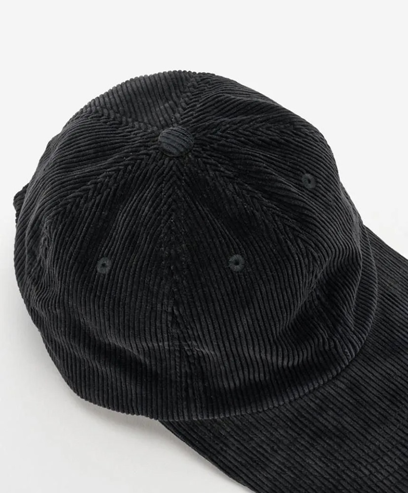 Corduroy Sulfer Dyed 6 Panel Cap Black/ブラック F(MEN)