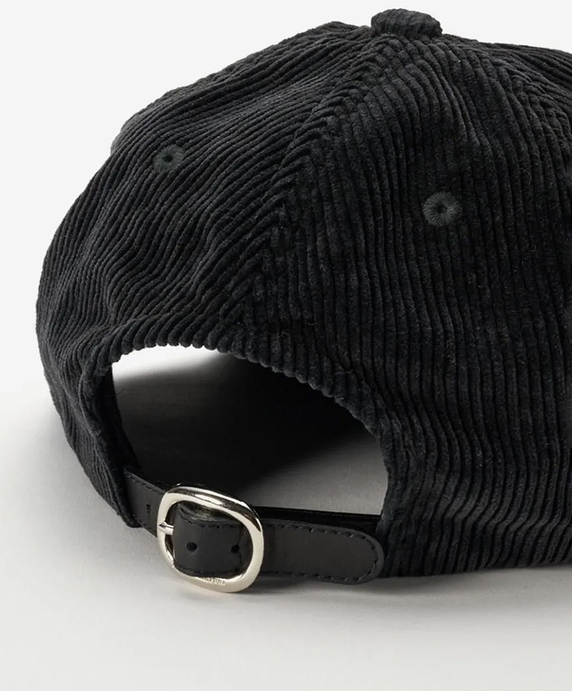 Corduroy Sulfer Dyed 6 Panel Cap Black/ブラック F(MEN)