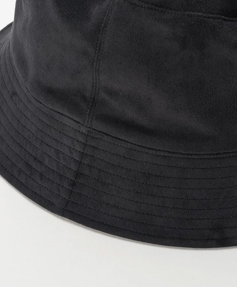 Ultrasuede & Satin Reversible Bucket/6 Panel Hat Black/ブラック 1(WOMEN)