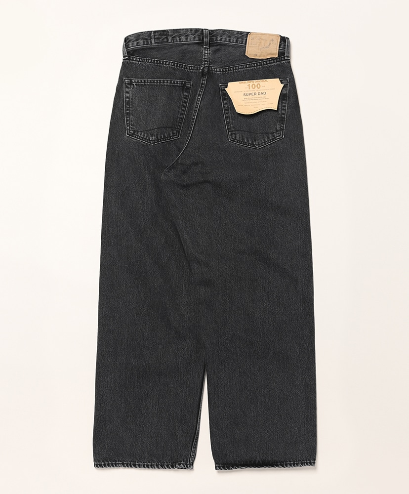 Super Dad's Denim Pants Black Denim Stone/ブラックデニムストーン 1(MEN)