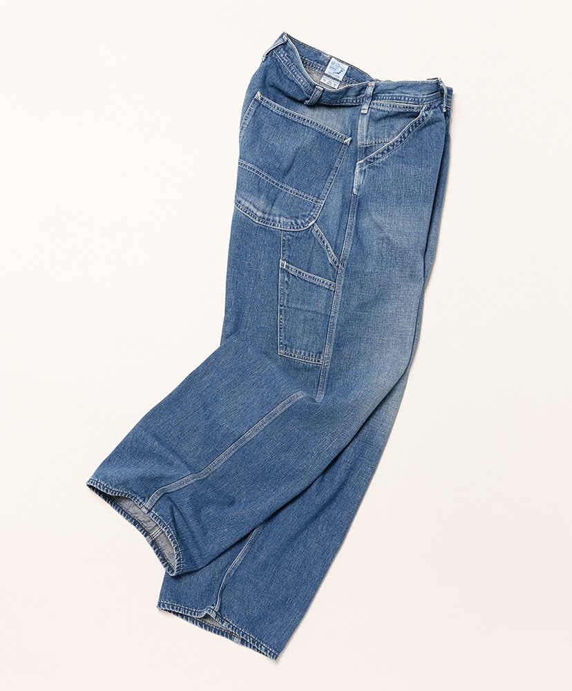 Wide Fit 30's Painter Pants Denim Used/デニムユーズド 0