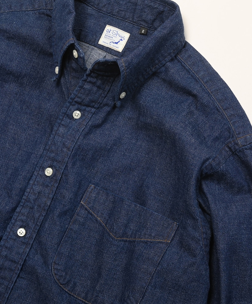 Denim Standard Button Down Shirt One Wash / ワンウォッシュ 1(MEN)