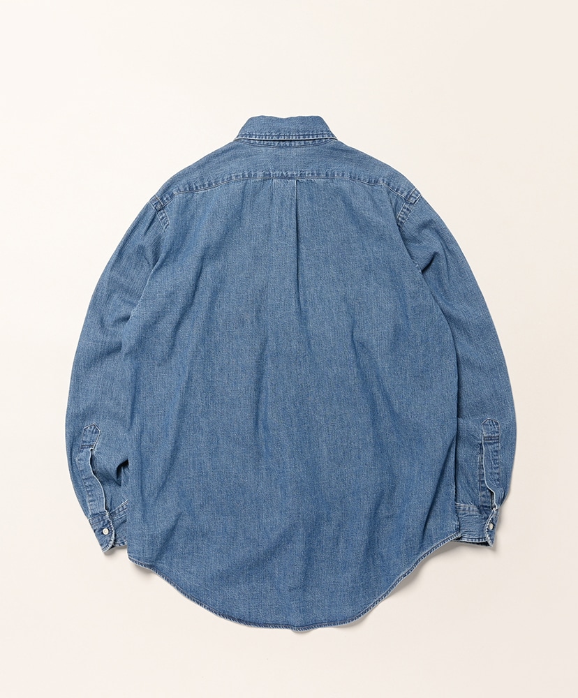 Denim Standard Button Down Shirt Denim Used/デニムユーズド 1(MEN)