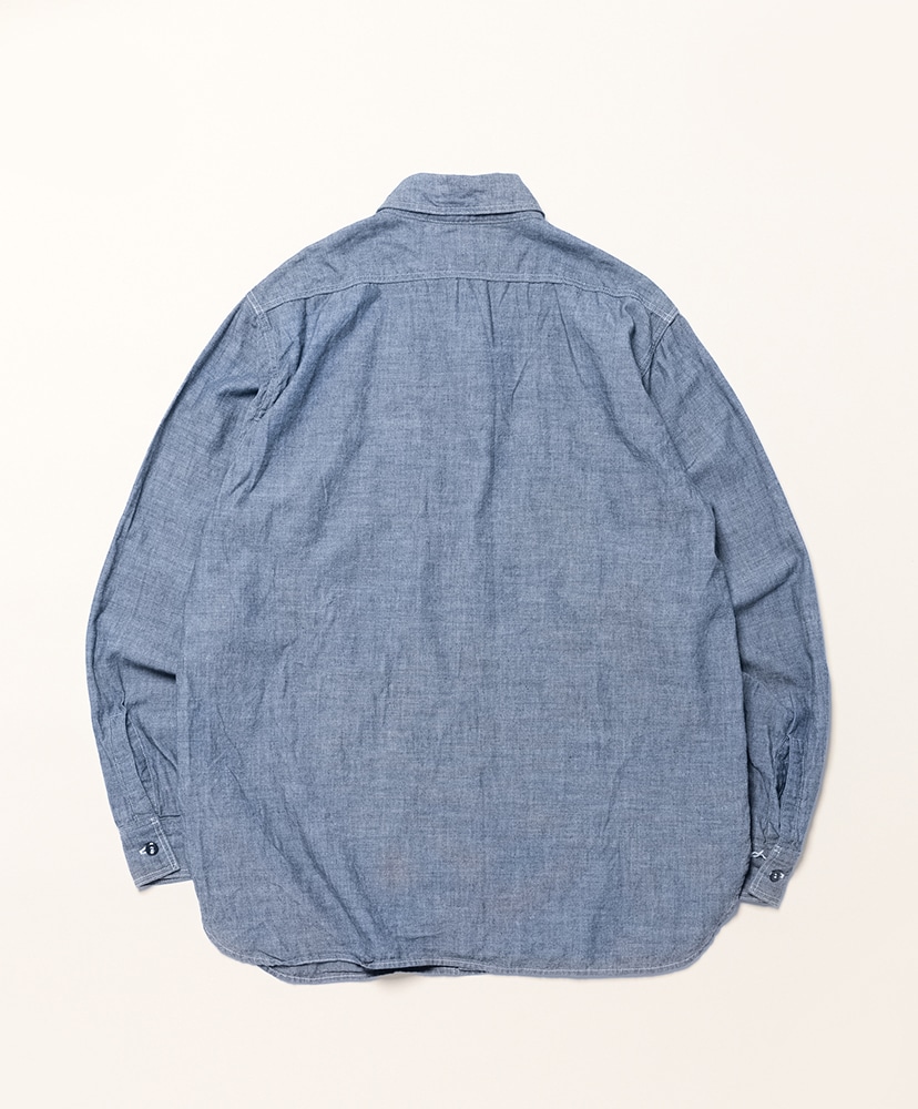 Relaxed Fit Chambray Work Shirt Chambray / シャンブレー 1(MEN)