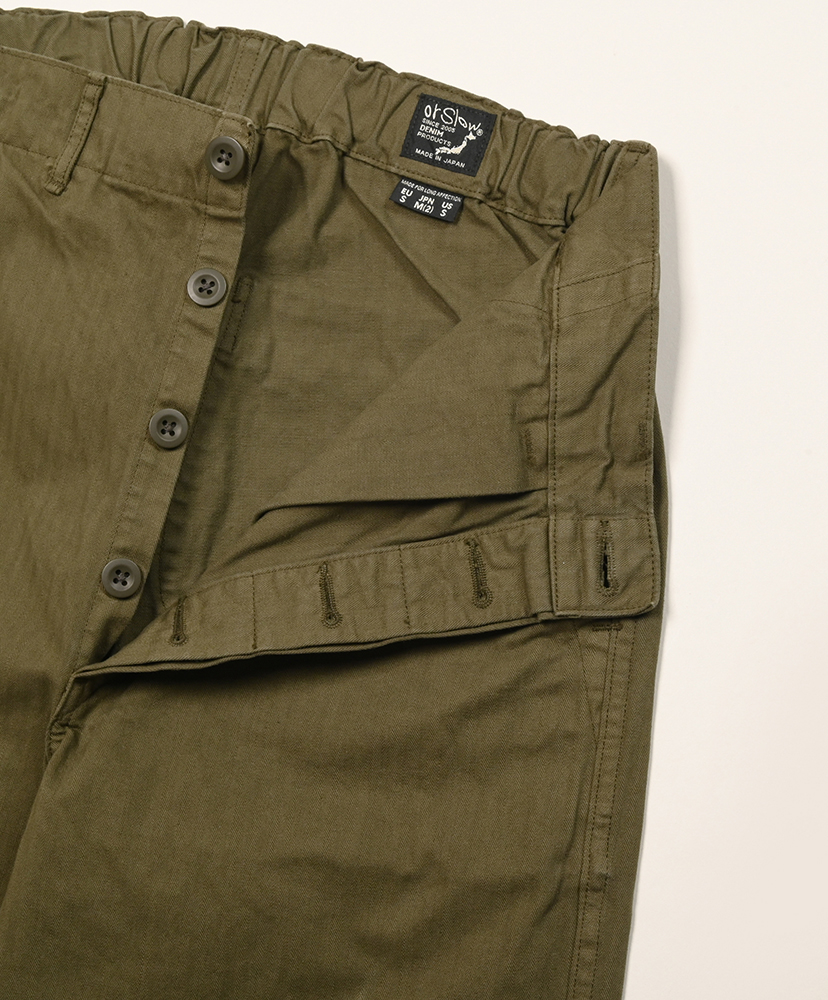 Wide Fit French Work Pants Army Green/アーミーグリーン 0(WOMEN)