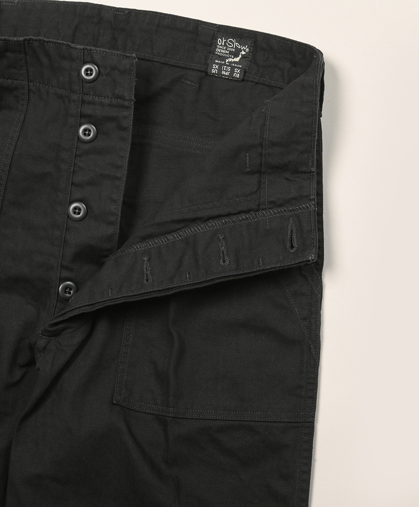 Herringbone Vintage Fit Fatigue Pants Black/ブラック 0(WOMEN)