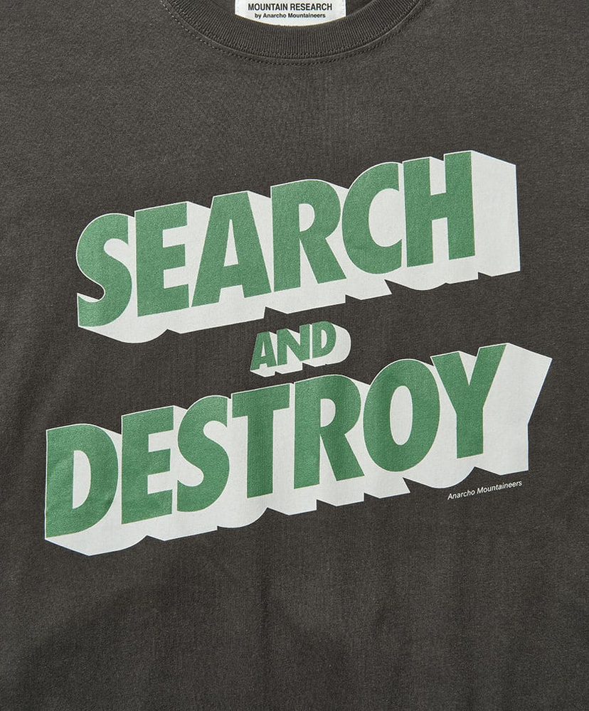 Search and Destroy L/S Charcoal/チャコール M(MEN)