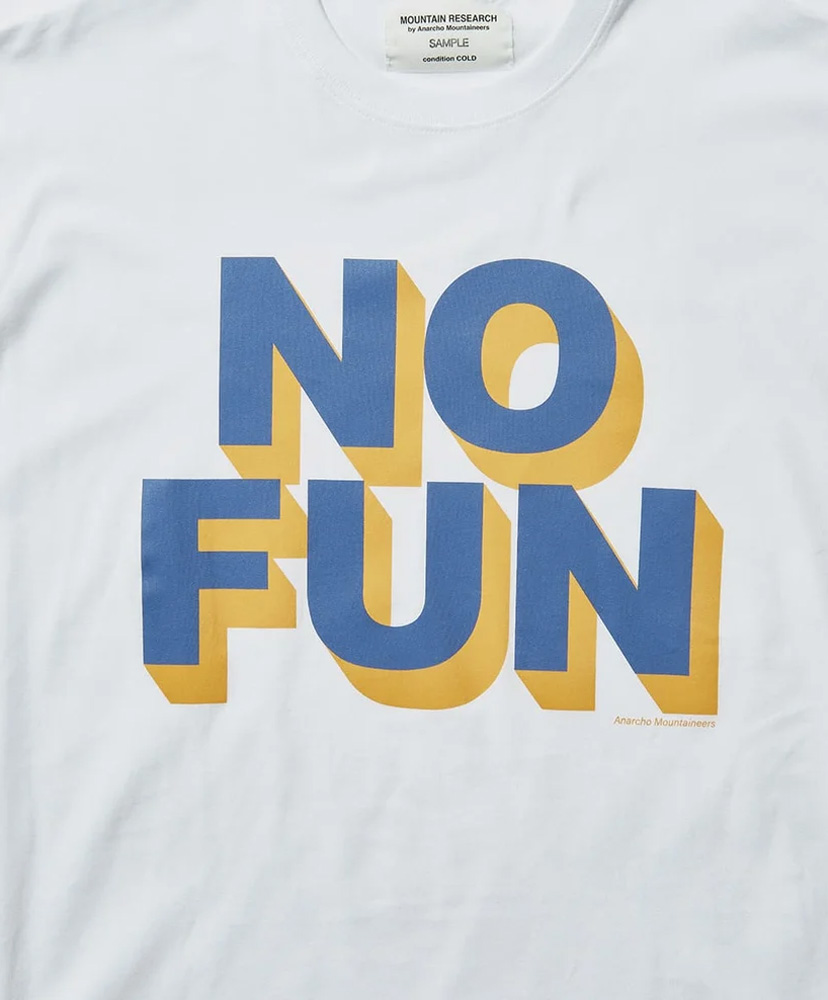 No Fun L/S White/ホワイト L(MEN)