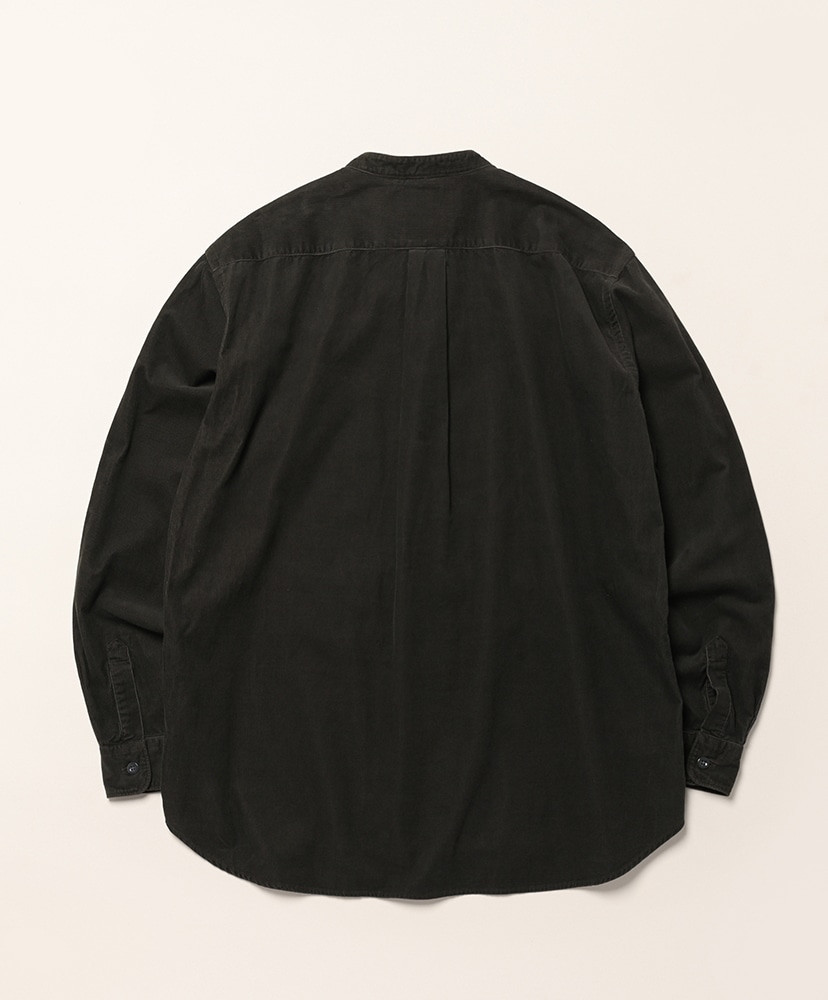 Band Collar Shirt L/S Chracoal/チャコール 40(MEN)