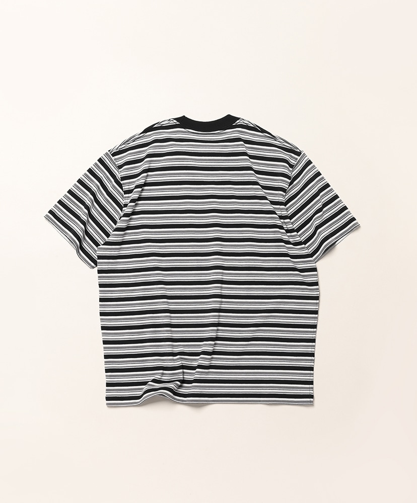 Women’s Pocket T-shirt Black×White×Grey Multi/ブラック×ホワイト×グレーマルチ M(WOMEN)