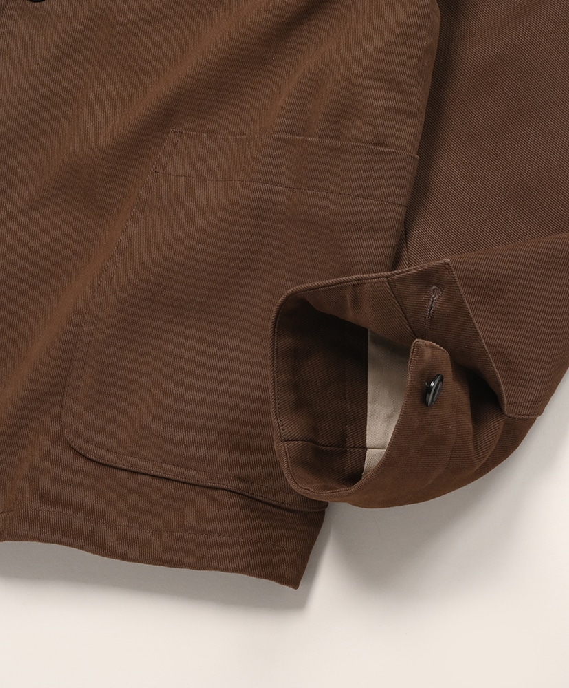 Bruton Blazer - Heavy Peached Twill Dark Brown/ダークブラウン L(MEN)