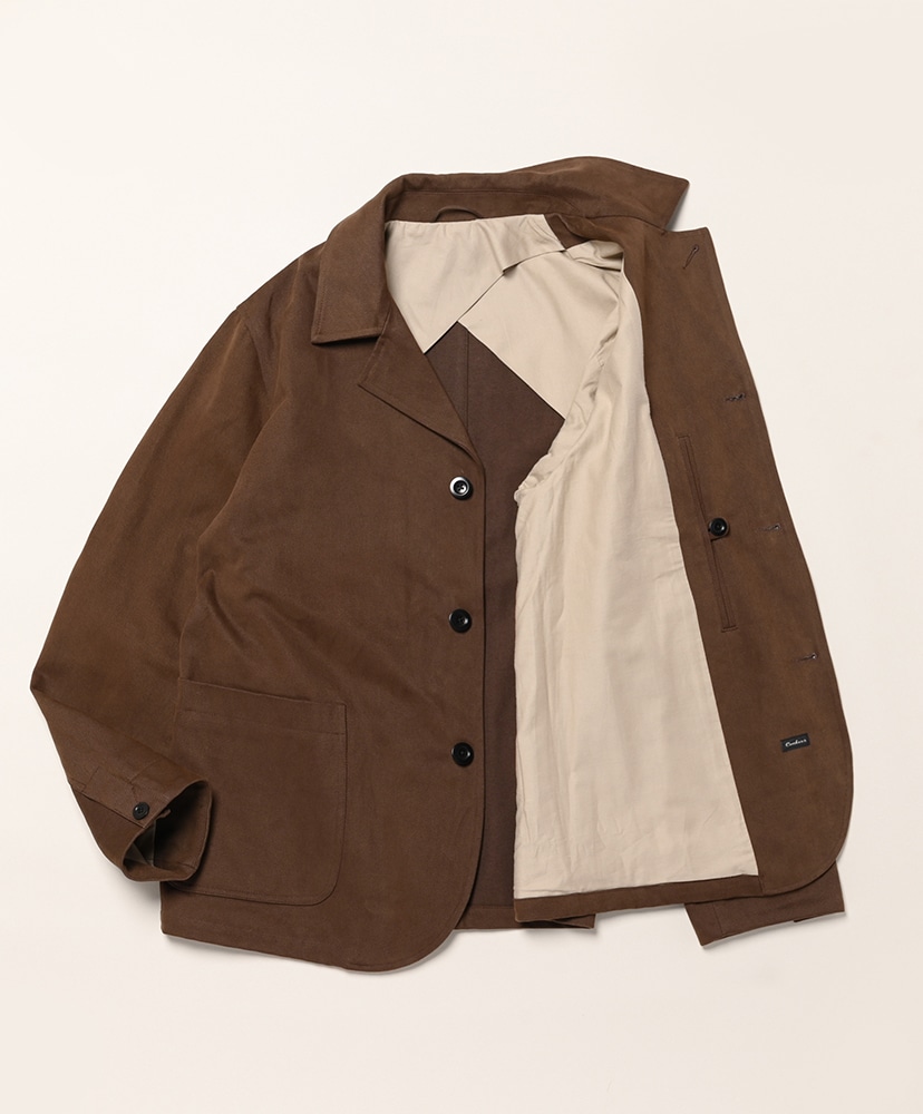 Bruton Blazer - Heavy Peached Twill Dark Brown/ダークブラウン L(MEN)