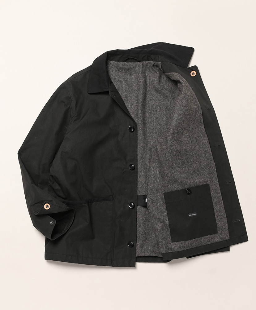 Blancket Jacket - Dry Wax Cotton Black/ブラック L(MEN)