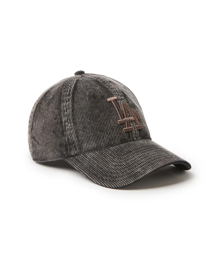 9TWENTY Faded Corduroy ロサンゼルス・ドジャース ブラック Black×Chrome/ブラック×クローム ML(MEN)
