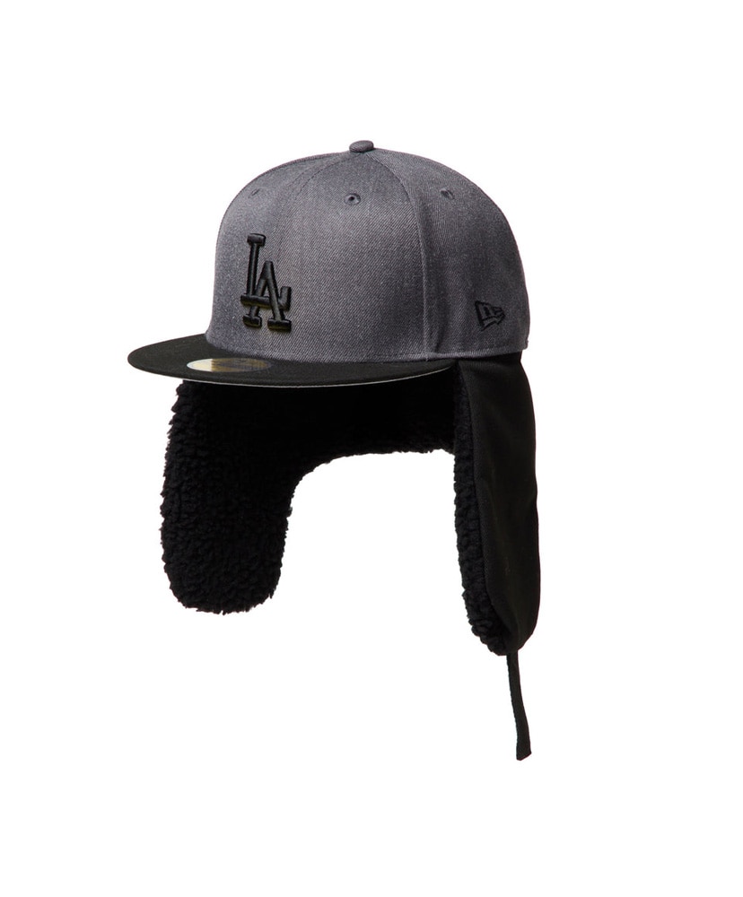 59FIFTY Dog Ear ドッグイヤー ロサンゼルス・ドジャース - ヘザーグラファイト ブラック Gray/グレー 712(MEN)