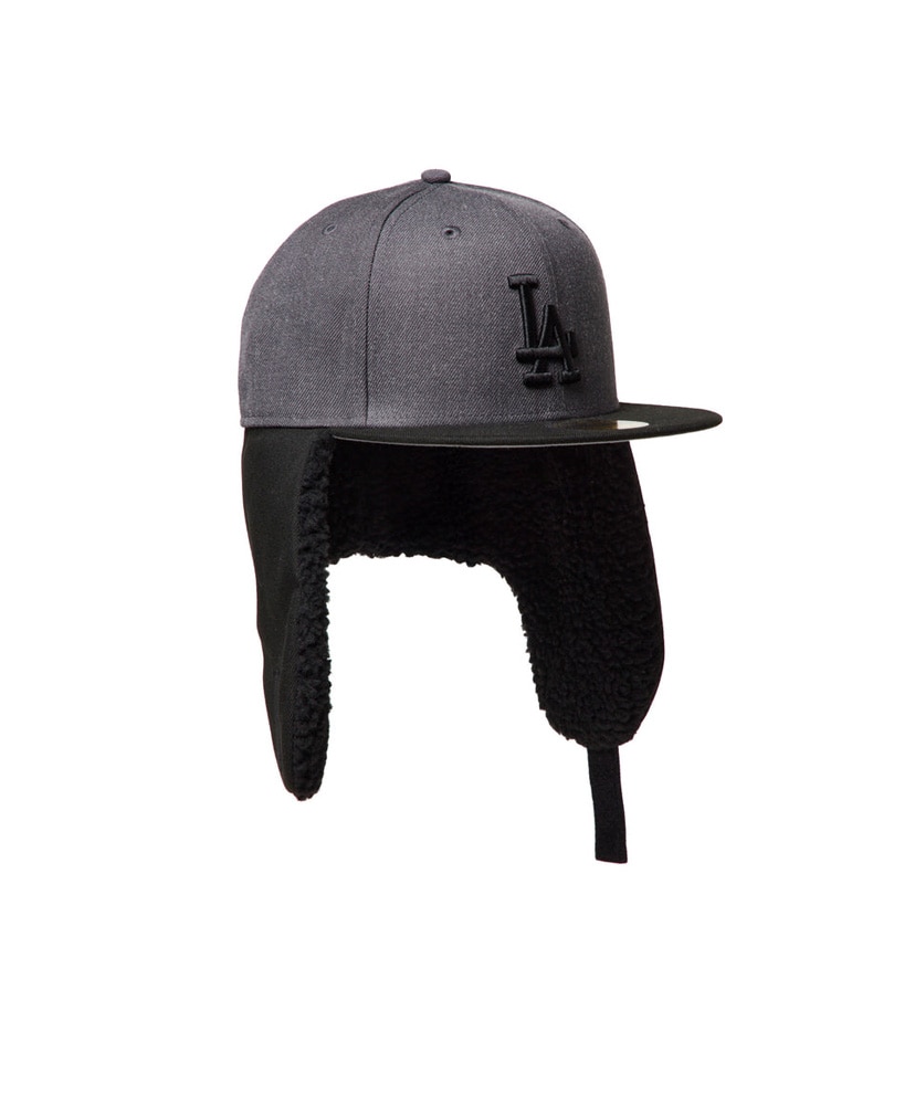 59FIFTY Dog Ear ドッグイヤー ロサンゼルス・ドジャース - ヘザーグラファイト ブラック Gray/グレー 712(MEN)