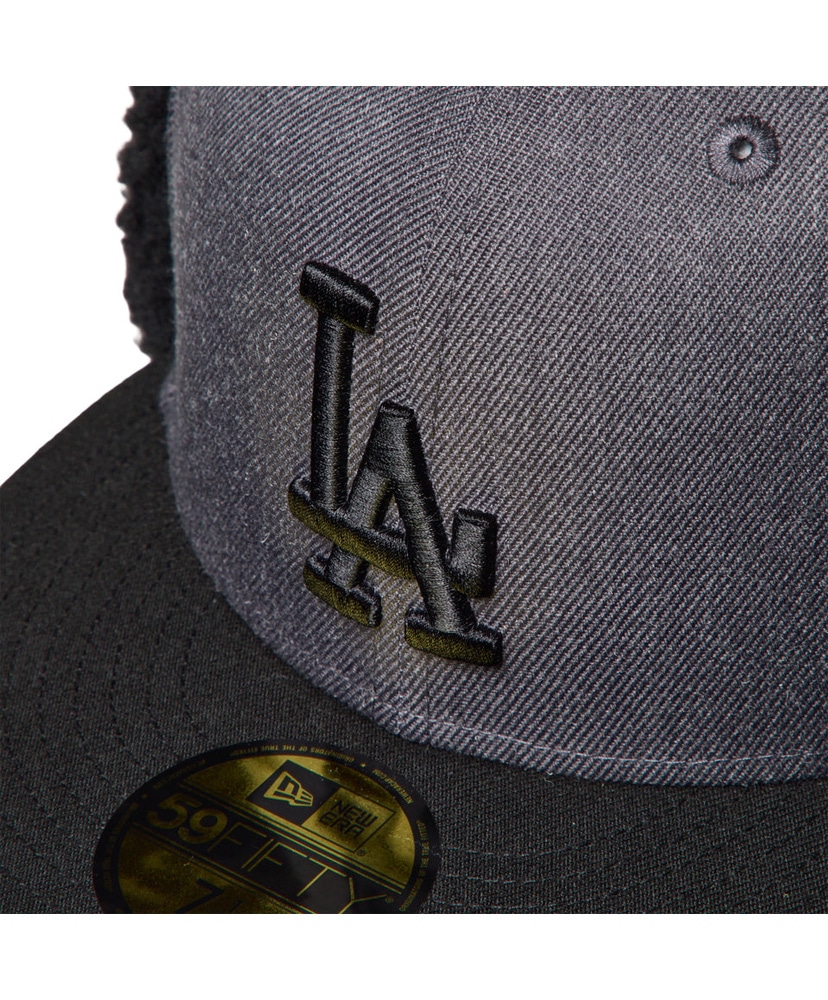 59FIFTY Dog Ear ドッグイヤー ロサンゼルス・ドジャース - ヘザーグラファイト ブラック Gray/グレー 712(MEN)