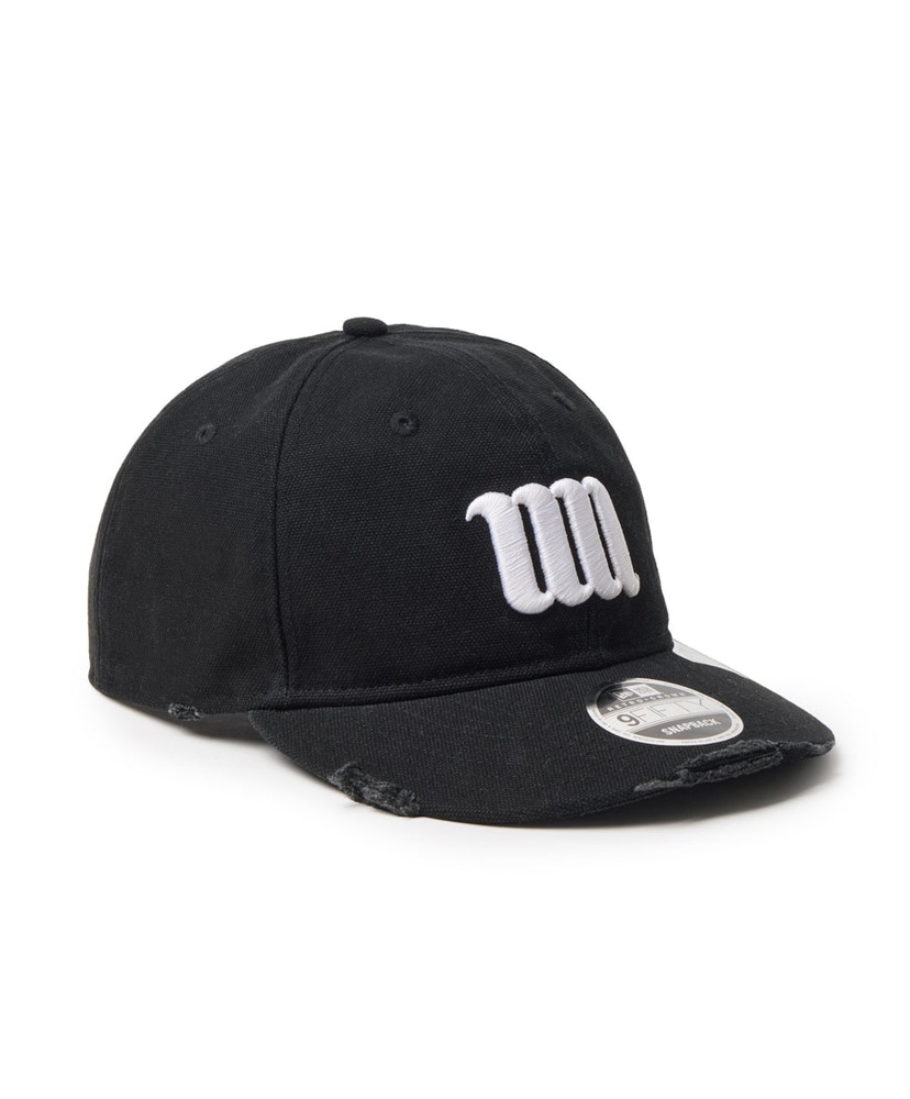 RC 9FIFTY Curved Visor Powered by GORO（MIN-NANO） MIN-NANO - Damage ブラック Black/ブラック OS