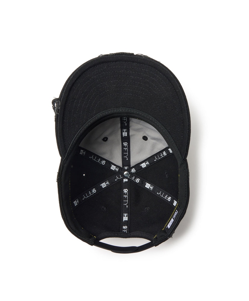 RC 9FIFTY Curved Visor Powered by GORO（MIN-NANO） MIN-NANO - Damage ブラック Black/ブラック OS