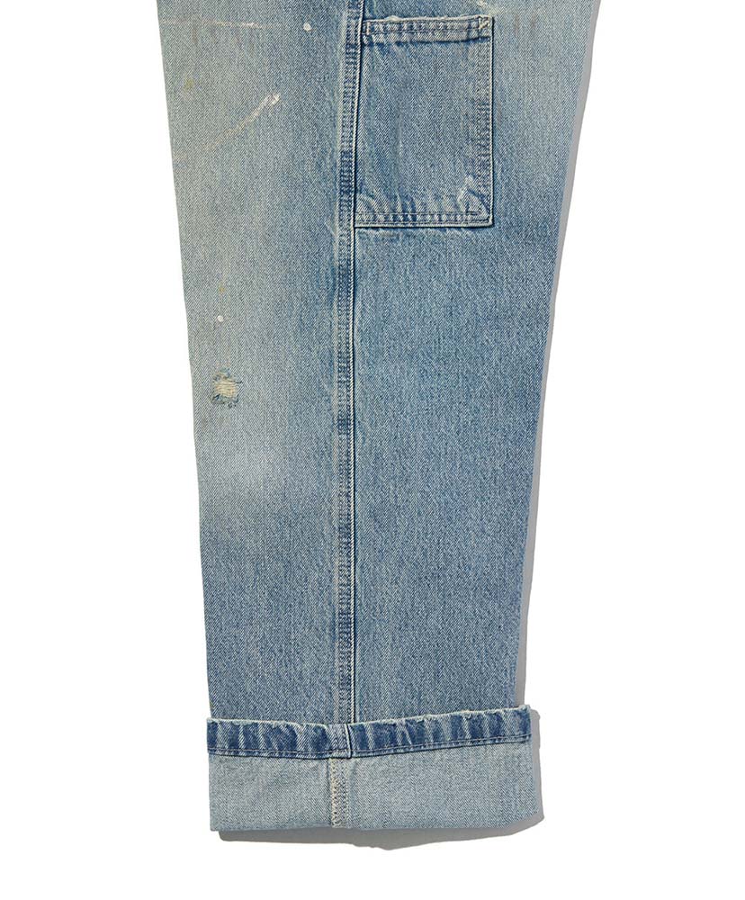 WORKWEAR LOOSE OVERALLS Medium Indigo/ミディアムインディゴ L(MEN)