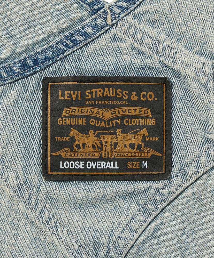 WORKWEAR LOOSE OVERALLS Medium Indigo/ミディアムインディゴ L(MEN)