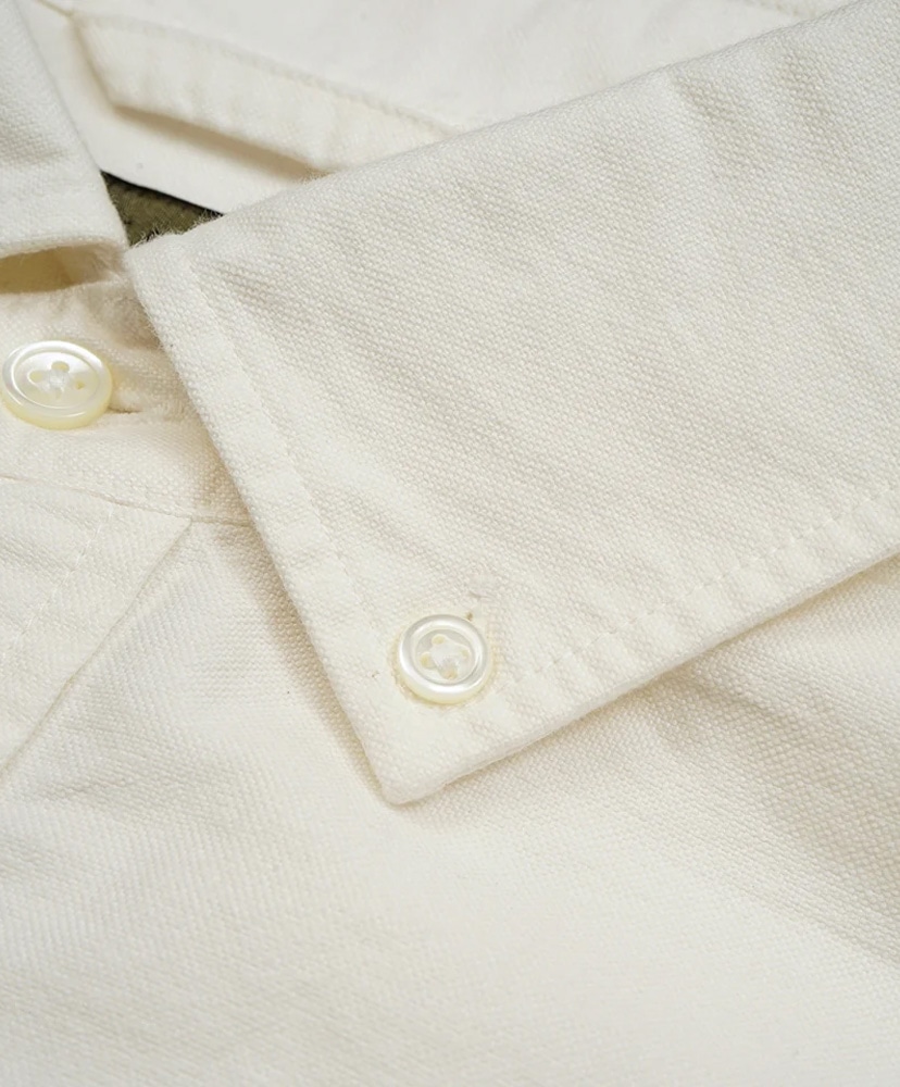British Officers Shirt Type2 OX Ivory/アイボリー 46(MEN)