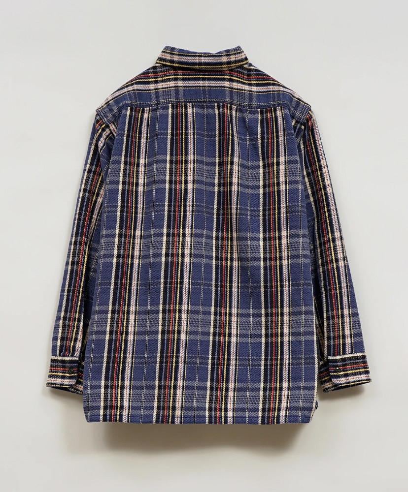 Field Shirt Heavy Nel Reversible Blue/ブルー 46(MEN)
